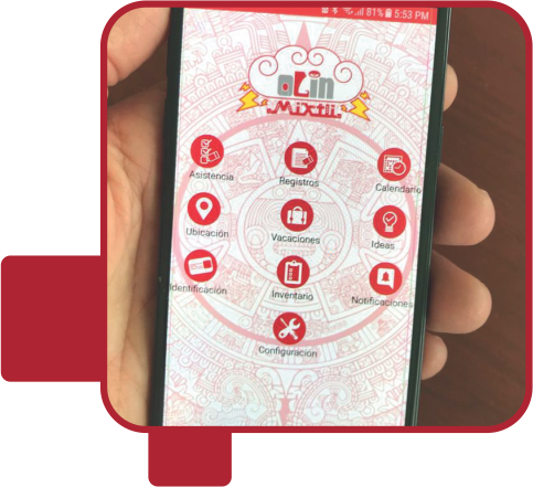 Menu reloj virtual